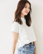 【ドゥクラッセ/DoCLASSE】の高密度シルコットン・リブ切替えデザインT オフホワイト|ID: prp329100004571964 ipo3291000000035894538