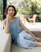 【ドゥクラッセ/DoCLASSE】のシアーレイヤード・ワンピース ダスティーブルー|ID: prp329100004571967 ipo3291000000033410014
