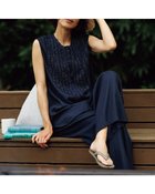 【ドゥクラッセ/DoCLASSE】のリネンブレンド・フロントフリルブラウス 人気、トレンドファッション・服の通販 founy(ファニー) ファッション Fashion レディースファッション WOMEN トップス・カットソー Tops/Tshirt シャツ/ブラウス Shirts/Blouses NEW・新作・新着・新入荷 New Arrivals ストレッチ Stretch セットアップ Set Up ダウン Down デニム Denim ノースリーブ No Sleeve フリル Frills リネン Linen thumbnail ミッドナイトブルー|ID: prp329100004571987 ipo3291000000032352621