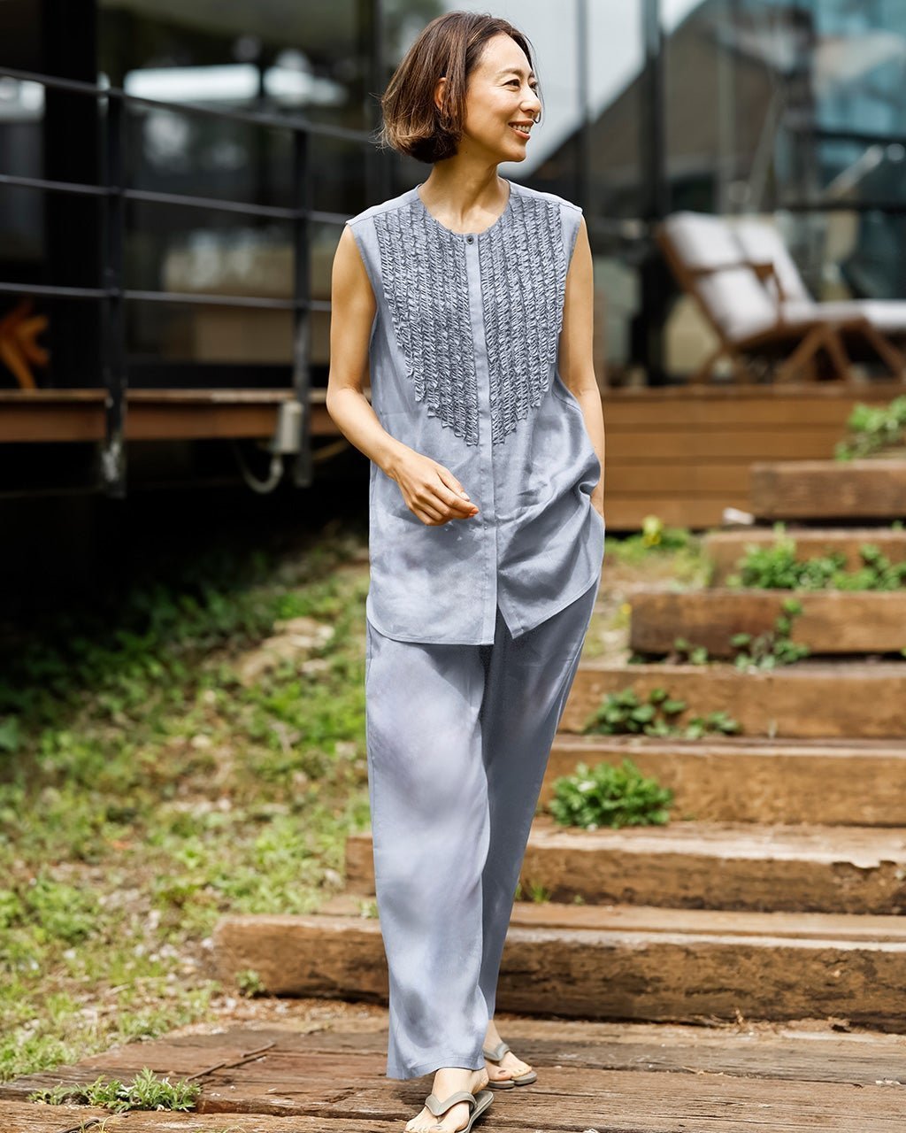 【ドゥクラッセ/DoCLASSE】のリネンブレンド・イージーパンツ 人気、トレンドファッション・服の通販 founy(ファニー) 　ファッション　Fashion　レディースファッション　Fashion for Women　パンツ　Pants & Trousers　おすすめ　Recommended / Our Picks　なめらか　Smooth, Silky Texture　シンプル　Simple, Minimal　ストレッチ　Stretch, Stretchy Fabric　ドローストリング　Drawstring, Pull Cord　リネン　Linen, Linen Fabric　リラックス　Relax, Relaxed Fit　ワイド　Wide, Wide Fit　 other-1|ID: prp329100004571988 ipo3291000000033158577
