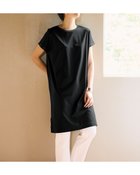 【ドゥクラッセ/DoCLASSE】のシルキーポンチ・ラメラインチュニック ブラック|ID:prp329100004571995