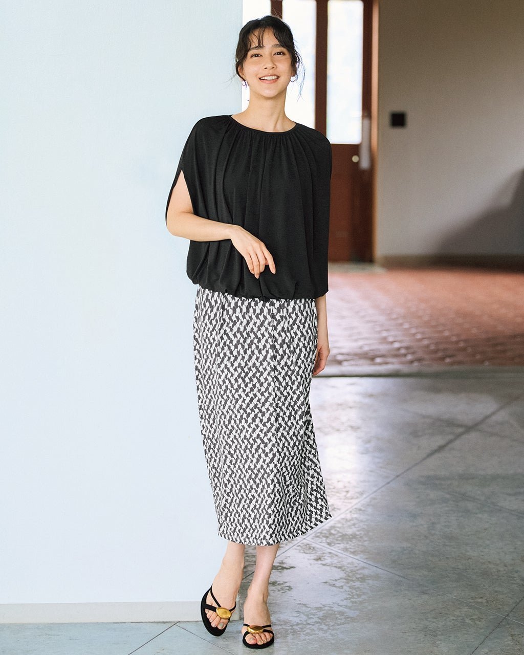 【ドゥクラッセ/DoCLASSE】のUVスラブ・ナロースカート 人気、トレンドファッション・服の通販 founy(ファニー) 　ファッション　Fashion　レディースファッション　Fashion for Women　スカート　Skirts　カットソー　Cut and Sewn Top　プリント　Print, Printed Pattern　人気　Popular, Best Seller　夏　Summer　旅行　Travel　無地　Plain, Solid Color　 other-1|ID: prp329100004571996 ipo3291000000035894560