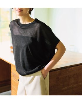 【ドゥクラッセ/DoCLASSE】のドライタッチ・ダブルシアーニット 人気、トレンドファッション・服の通販 founy(ファニー) ファッション Fashion レディースファッション WOMEN トップス・カットソー Tops/Tshirt ニット Knit Tops NEW・新作・新着・新入荷 New Arrivals インナー Inner サマー Summer シアー Sheer 夏 Summer |ID:prp329100004571998