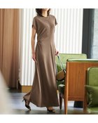 【ドゥクラッセ/DoCLASSE】のストレッチジョーゼット・Aラインワンピース トープ|ID:prp329100004572001