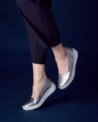 【フィットフィット/fitfit】のレザーバレエスニーカーLITE シルバー|ID: prp329100004580493 ipo3291000000035831721