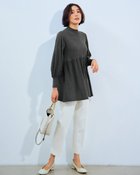 【ドゥクラッセ/DoCLASSE】のウール混ハイゲージ・パフ袖フレアチュニック 人気、トレンドファッション・服の通販 founy(ファニー) ファッション Fashion レディースファッション Ladies' Fashion Online トップス・カットソー Tops/Tshirt ギャザー Gather チュニック Tunic フレア Flare thumbnail チャコール|ID: prp329100004581892 ipo3291000000032466750