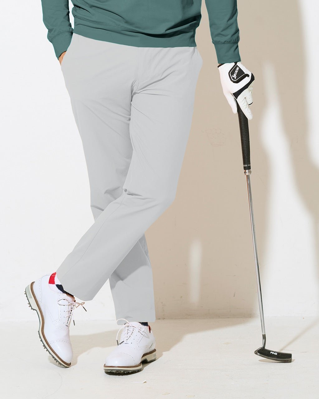 【ドゥクラッセ/DoCLASSE / MEN】の360&deg;ストレッチゴルフパンツ インテリア・キッズ・メンズ・レディースファッション・服の通販 founy(ファニー) 　ファッション　Fashion　メンズファッション　Fashion for Men　ボトムス　Bottoms　ゴルフ　Golf　ストレッチ　Stretch, Stretchy Fabric　メンズ　Men's, Menswear　グレー|ID: prp329100004583642 ipo3291000000032488180