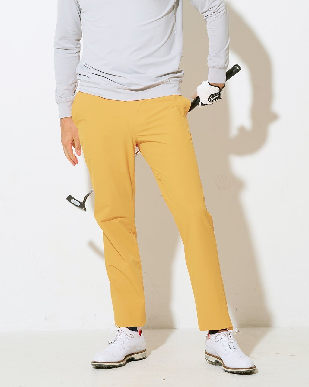 【ドゥクラッセ/DoCLASSE / MEN】の360&deg;ストレッチゴルフパンツ インテリア・キッズ・メンズ・レディースファッション・服の通販 founy(ファニー) 　ファッション　Fashion　メンズファッション　Fashion for Men　ボトムス　Bottoms　ゴルフ　Golf　ストレッチ　Stretch, Stretchy Fabric　メンズ　Men's, Menswear　マスタード|ID: prp329100004583642 ipo3291000000032488184