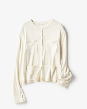 【ドゥクラッセ/DoCLASSE】 ピュアシルクニット・ポケットブルゾン人気、トレンドファッション・服の通販 founy(ファニー) ファッション Fashion レディースファッション Ladies' Fashion Online トップス・カットソー Tops/Tshirt ニット Knit Tops カーディガン Cardigans カーディガン Cardigan シルク Silk ブルゾン Blouson ポケット Pocket エレガント 上品 Elegant 春 Spring |ID:prp329100004586875