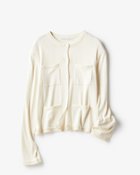 【ドゥクラッセ/DoCLASSE】のピュアシルクニット・ポケットブルゾン 人気、トレンドファッション・服の通販 founy(ファニー) ファッション Fashion レディースファッション Ladies' Fashion Online トップス・カットソー Tops/Tshirt ニット Knit Tops カーディガン Cardigans カーディガン Cardigan シルク Silk ブルゾン Blouson ポケット Pocket エレガント 上品 Elegant 春 Spring thumbnail オフホワイト|ID: prp329100004586875 ipo3291000000032527409
