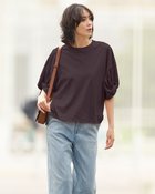 【ドゥクラッセ/DoCLASSE】のスーピマT・ツイストギャザースリーブ 人気、トレンドファッション・服の通販 founy(ファニー) ファッション Fashion レディースファッション Fashion for Women トップス・カットソー Cut & Sew Tops シャツ・ブラウス・オフィスカジュアル Elegant Blouses & Button-Ups ロングTシャツ・Tシャツ Longline T-Shirts & Tees カットソー・ベーシックTシャツ Cut-and-Sewn Tops / Stretch Tees & Basics インナー Innerwear カットソー Cut and Sewn Top シルク Silk, 100% Silk シンプル Simple, Minimal ジャケット Jacket, Outerwear スリーブ Sleeve, Long Sleeve / Short Sleeve スーピマ Supima, Premium Cotton ツイスト Tweed, Tweed Fabric デニム Denim, Jeans Material 定番 Standard, Basic Item なめらか Smooth, Silky Texture パール Pearl, Pearl Accent フェミニン Feminine, Girly プレミアム Premium, High-End ベーシック Basic, Essential ボトム Bottoms, Lower Wear 半袖 Short Sleeve, Half Sleeve 新作・新入荷 New Arrivals / New In おすすめ Recommended / Our Picks ビジネス 仕事 通勤 Business / Work / Commuting thumbnail ダークモカ|ID: prp329100004600878 ipo3291000000032711137