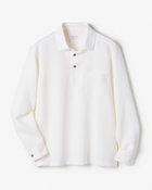 【ドゥクラッセ/DoCLASSE / MEN】の高性能アクティブ軽快ポロ 長袖 ホワイト|ID: prp329100004600879 ipo3291000000032711140