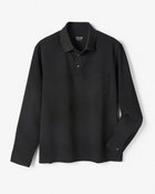 【ドゥクラッセ/DoCLASSE / MEN】の高性能アクティブ軽快ポロ 長袖 ブラック|ID: prp329100004600879 ipo3291000000032711142
