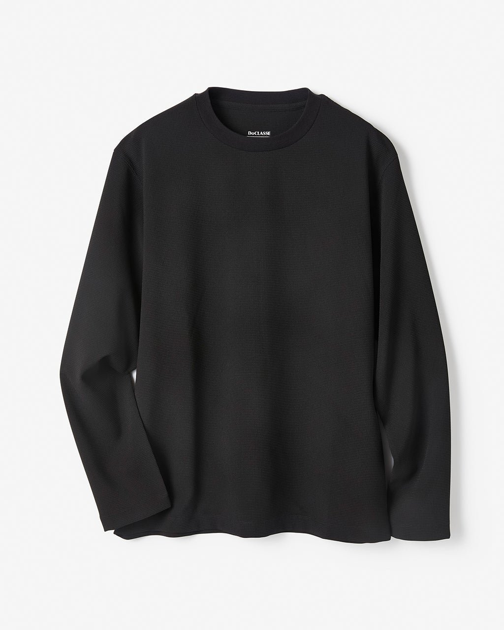 【ドゥクラッセ/DoCLASSE / MEN】の高性能アクティブ軽快Tシャツ 長袖 インテリア・キッズ・メンズ・レディースファッション・服の通販 founy(ファニー) 　ファッション　Fashion　メンズファッション　Fashion for Men　トップス・カットソー　Cut & Sew Tops　メンズシャツ　Shirts　ポロシャツ / きれいめカジュアルスタイル　Polo Shirts　インナー　Innerwear　ジャケット　Jacket, Outerwear　メンズ　Men's, Menswear　夏　Summer　長袖　Long Sleeve, Full Sleeve　ブラック|ID: prp329100004600882 ipo3291000000035894645