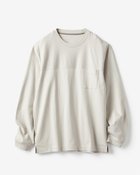 【ドゥクラッセ/DoCLASSE / MEN】のシルケットコットン切替T・長袖 ライトグレー|ID: prp329100004610037 ipo3291000000032978998