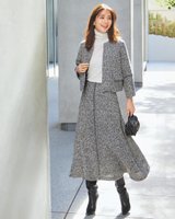 【ドゥクラッセ/DoCLASSE】のファンシーツイード・Aラインスカート 人気、トレンドファッション・服の通販 founy(ファニー) ファッション Fashion レディースファッション Fashion for Women スカート Skirts Aライン・フレアスカート A-Line & Flared Skirts ショート Short, Short Length ジャケット Jacket, Outerwear セットアップ Set-Up, Coordinated Outfit ツイード Twill, Twill Weave ミドル Middle Length, Mid Height モノトーン Monotone, Black and White ロング Long, Long-Length 台形 A-Line, Trapezoid Shape 定番 Standard, Basic Item |ID:prp329100004626645