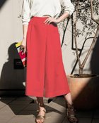 【ドゥクラッセ/DoCLASSE】の高密度ツイル・スカートライクパンツ 人気、トレンドファッション・服の通販 founy(ファニー) ファッション Fashion レディースファッション Fashion for Women スカート Skirts ワイド Wide, Wide Fit 夏 Summer 春 Spring thumbnail レッド|ID: prp329100004627815 ipo3291000000033358347