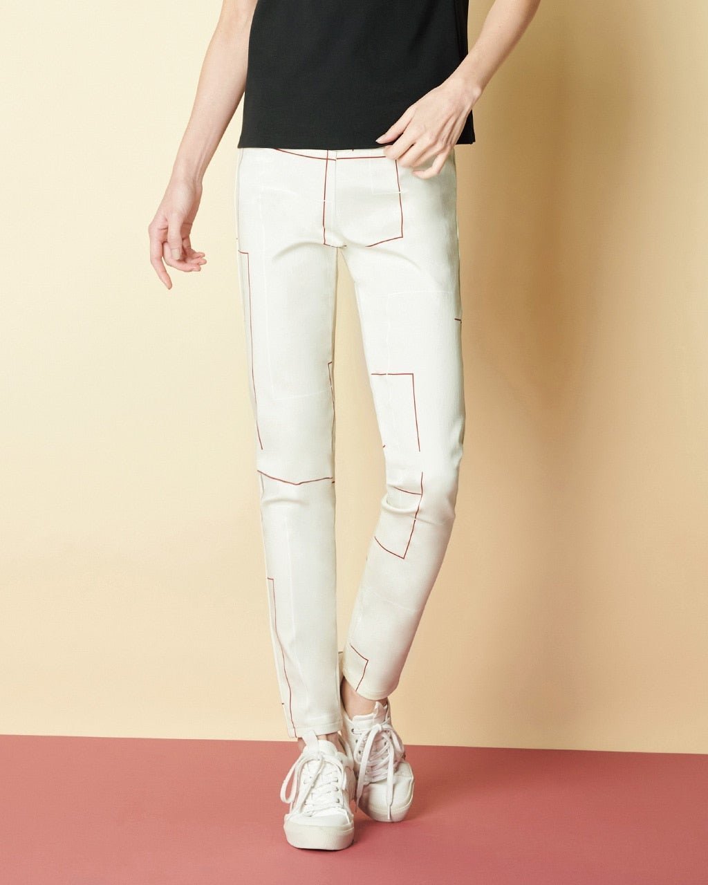 【ドゥクラッセ/DoCLASSE】のミラクルストレッチ・プルオンパンツ インテリア・キッズ・メンズ・レディースファッション・服の通販 founy(ファニー) 　ファッション　Fashion　レディースファッション　Fashion for Women　パンツ　Pants & Trousers　シンプル　Simple, Minimal　ストレッチ　Stretch, Stretchy Fabric　フィット　Fit, Slim Fit　定番　Standard, Basic Item　ベージュ・パターン|ID: prp329100004627816 ipo3291000000033345165