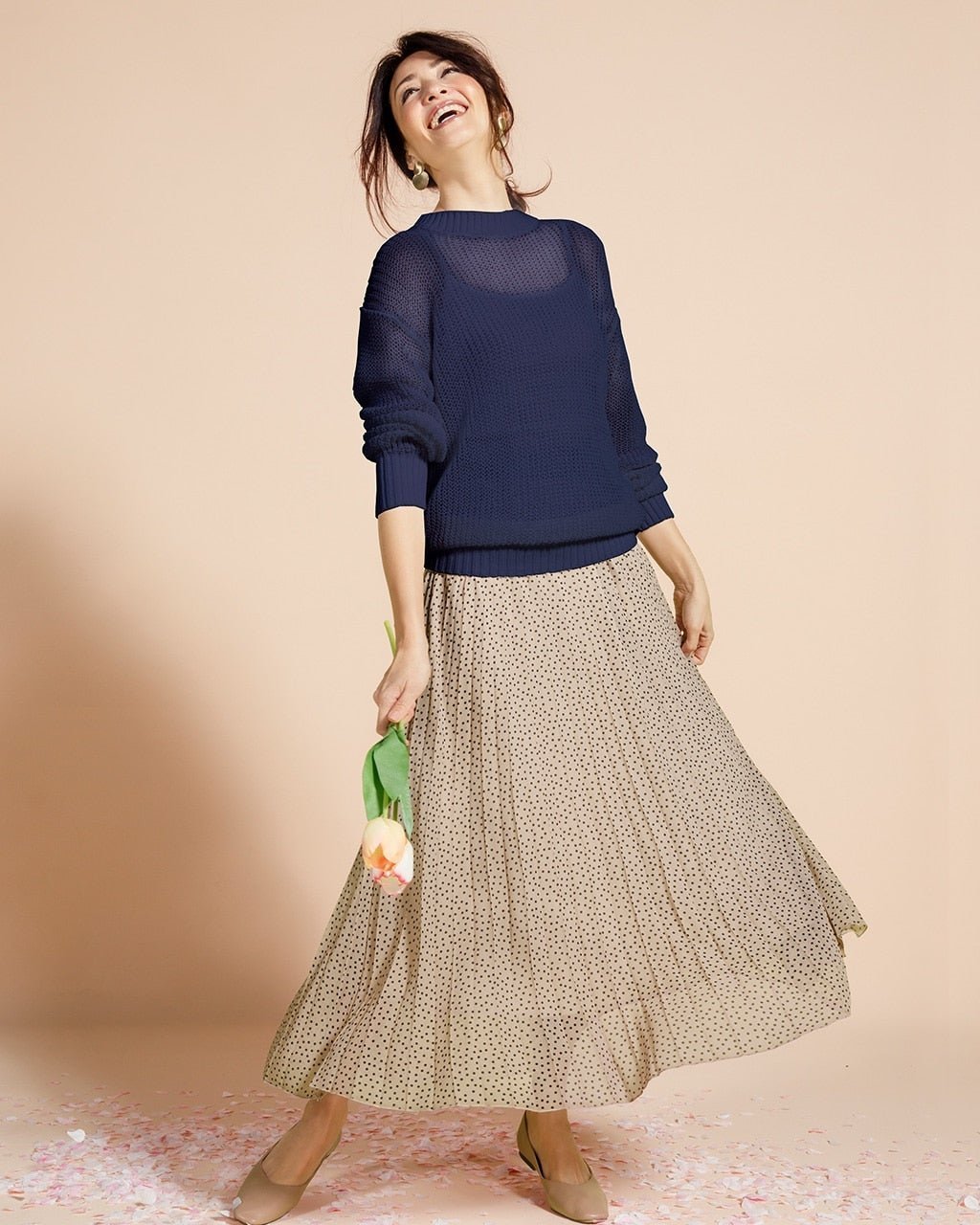 【ドゥクラッセ/DoCLASSE】のミックスコットン・エアリークルーネック 人気、トレンドファッション・服の通販 founy(ファニー) 　ファッション　Fashion　レディースファッション　Fashion for Women　トップス・カットソー　Cut & Sew Tops　ニット　Knit Tops & Sweaters　サマー　Summer, Summer Style　スリット　Slit, Slit Detail　 other-1|ID: prp329100004627817 ipo3291000000033345166
