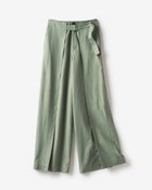 【ドゥクラッセ/DoCLASSE】のコットンギャバジン・レイヤードパンツ オリーブ|ID: prp329100004627825 ipo3291000000033264192