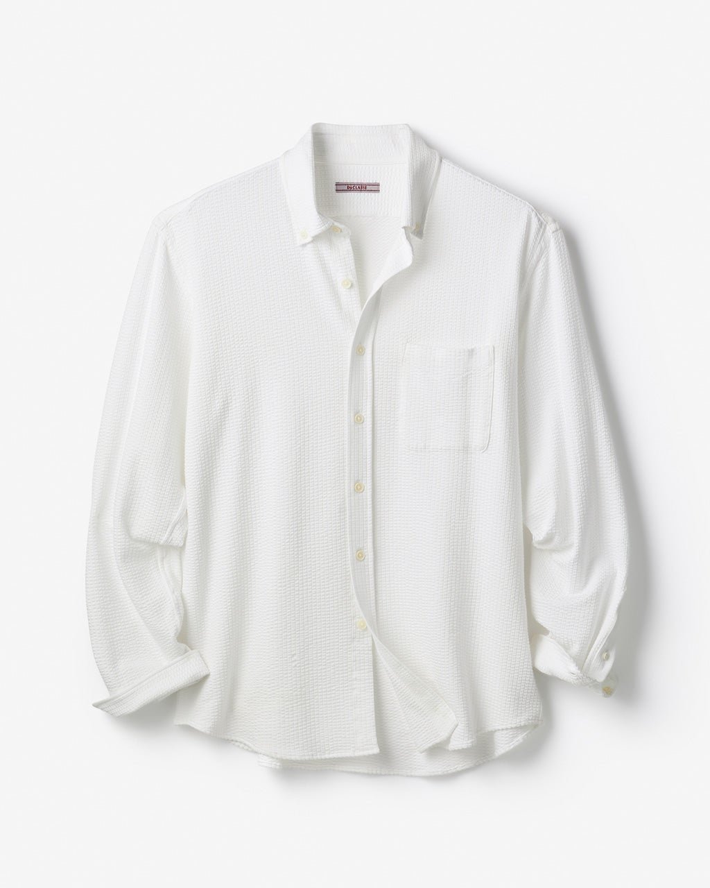 【ドゥクラッセ/DoCLASSE / MEN】の360&deg;快適ジャージドレスシャツ インテリア・キッズ・メンズ・レディースファッション・服の通販 founy(ファニー) 　ファッション　Fashion　メンズファッション　Fashion for Men　ウォッシャブル　Machine Washable　ストレッチ　Stretch, Stretchy Fabric　フィット　Fit, Slim Fit　プリーツ　Pleats, Pleated　ボックス　Boxy, Box Shape　メンズ　Men's, Menswear　ヨーク　Yoke, Yoke Design　ホワイト|ID: prp329100004638381 ipo3291000000033843411