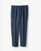【ドゥクラッセ/DoCLASSE / MEN】の色落ち解消デニム風柔らかスラックスタック有 ミディアムインディゴ|ID: prp329100004638383 ipo3291000000033430754