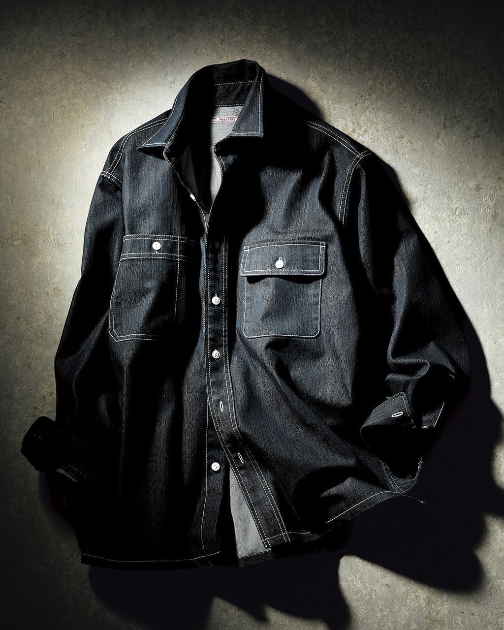 【ドゥクラッセ/DoCLASSE / MEN】の色落ち解消デニム風柔らかシャツ 人気、トレンドファッション・服の通販 founy(ファニー) 　ファッション　Fashion　メンズファッション　Fashion for Men　デニム　Denim, Jeans Material　ポケット　Pocket, Pocket Detail　メンズ　Men's, Menswear　 other-1|ID: prp329100004638384 ipo3291000000033919505
