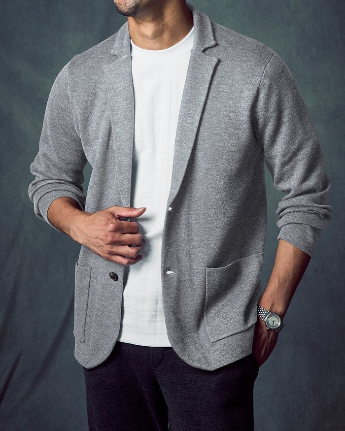 【ドゥクラッセ/DoCLASSE / MEN】の着心地ライトニット万能ジャケット インテリア・キッズ・メンズ・レディースファッション・服の通販 founy(ファニー) https://founy.com/ ファッション Fashion メンズファッション Fashion for Men 新作・新入荷 New Arrivals / New In カーディガン Cardigan, Knitwear ジャケット Jacket, Outerwear ストレッチ Stretch, Stretchy Fabric スラックス Slacks, Dress Pants デニム Denim, Jeans Material ビジネス 仕事 通勤 Business / Work / Commuting ベスト Vest, Waistcoat ボーダー Border, Stripe メンズ Men's, Menswear 人気 Popular, Best Seller 無地 Plain, Solid Color |ID: prp329100004638386 ipo3291000000033430775
