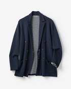 【ドゥクラッセ/DoCLASSE / MEN】の着心地ライトニット万能ジャケット/ダブル ネイビー|ID: prp329100004638387 ipo3291000000033430786