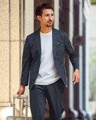【ドゥクラッセ/DoCLASSE / MEN】の動ける風通るトラベラージャケット(収納袋付き) ネイビー|ID: prp329100004638389 ipo3291000000033430800