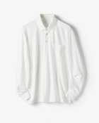 【ドゥクラッセ/DoCLASSE / MEN】のエクストラクリーン鹿の子ポロ 長袖 ホワイト|ID: prp329100004638395 ipo3291000000033430843