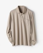 【ドゥクラッセ/DoCLASSE / MEN】のエクストラクリーン鹿の子ポロ 長袖 グレージュ|ID: prp329100004638395 ipo3291000000033430845