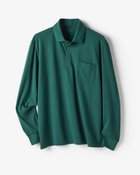 【ドゥクラッセ/DoCLASSE / MEN】のエクストラクリーン鹿の子ポロ 長袖 グリーン|ID: prp329100004638395 ipo3291000000033430851