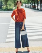 【ドゥクラッセ/DoCLASSE】のライトデニム・サイドステッチワイド72cm 人気、トレンドファッション・服の通販 founy(ファニー) ファッション Fashion レディースファッション Fashion for Women パンツ Pants & Trousers 新作・新入荷 New Arrivals / New In ストレッチ Stretch, Stretchy Fabric デニム Denim, Jeans Material ポケット Pocket, Pocket Detail ワイド Wide, Wide Fit thumbnail アンティークインディゴ|ID: prp329100004638406 ipo3291000000033430929