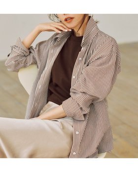【ドゥクラッセ/DoCLASSE】のダブルポケット・ワイドカフスシャツ 人気、トレンドファッション・服の通販 founy(ファニー) ファッション Fashion レディースファッション Fashion for Women トップス・カットソー Cut & Sew Tops シャツ・ブラウス・オフィスカジュアル Elegant Blouses & Button-Ups 新作・新入荷 New Arrivals / New In なめらか Smooth, Silky Texture カフス Cuff Design ダブル Double, Double-Breasted トレンド Trend, Trending Now ドレープ Drape, Draping Fabric ベーシック Basic, Essential ポケット Pocket, Pocket Detail ワイド Wide, Wide Fit 定番 Standard, Basic Item |ID:prp329100004638418