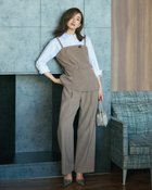 【ドゥクラッセ/DoCLASSE】のグラシエツイル・タックセミワイドパンツ グレージュ|ID:prp329100004638438