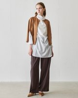 【ドゥクラッセ/DoCLASSE】のウールヴィスコース・2タックワイドパンツ 人気、トレンドファッション・服の通販 founy(ファニー) ファッション Fashion レディースファッション Fashion for Women パンツ Pants & Trousers 新作・新入荷 New Arrivals / New In クラシカル Classical, Vintage-Inspired スマート Smart, Elegant セットアップ Set-Up, Coordinated Outfit フェミニン Feminine, Girly ワイド Wide, Wide Fit |ID:prp329100004643688