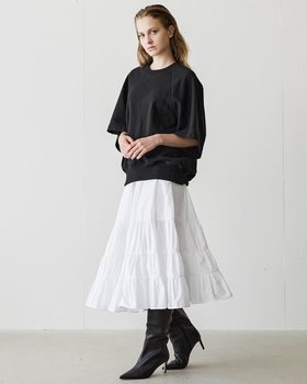 【ドゥクラッセ/DoCLASSE】 光沢タフタ・ギャザーロングスカート人気、トレンドファッション・服の通販 founy(ファニー) ファッション Fashion レディースファッション Fashion for Women スカート Skirts ロングスカート Long Skirts / Maxi & Midi Skirts 新作・新入荷 New Arrivals / New In ジャケット Jacket, Outerwear スマート Smart, Elegant ティアード Tiered, Tiered Style ティアードスカート Tiered Skirt, Flounced Skirt プリーツ Pleats, Pleated ラグジュアリー Luxury, Elegant |ID:prp329100004643689