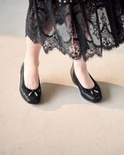 【フィットフィット/fitfit】の撥水ストレッチレザーリボンバレエ301 ブラックパターン|ID: prp329100004643692 ipo3291000000033500296