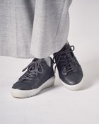 【フィットフィット/fitfit】のサイドジップレザースニーカー700 グレーxシルバー|ID: prp329100004643695 ipo3291000000033500313