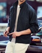 【ドゥクラッセ/DoCLASSE / MEN】のストレッチ綿混チノミリタリーブルゾン ミッドナイトブルー|ID: prp329100004644627 ipo3291000000033514174