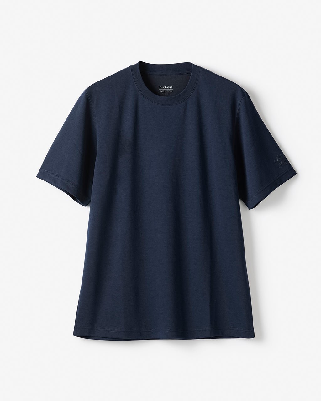 【ドゥクラッセ/DoCLASSE / MEN】のリカバリーウェア24365・天竺クルーネック半袖 インテリア・キッズ・メンズ・レディースファッション・服の通販 founy(ファニー) 　ファッション　Fashion　メンズファッション　Fashion for Men　トップス・カットソー　Cut & Sew Tops　メンズシャツ　Shirts　ポロシャツ / きれいめカジュアルスタイル　Polo Shirts　スポーツ　Sports, Activewear　プリント　Print, Printed Pattern　半袖　Short Sleeve, Half Sleeve　メンズ　Men's, Menswear　ラバー　Rubber, Rubber Sole　新作・新入荷　New Arrivals / New In　ゴルフ　Golf　ネイビー|ID: prp329100004645651 ipo3291000000033529755