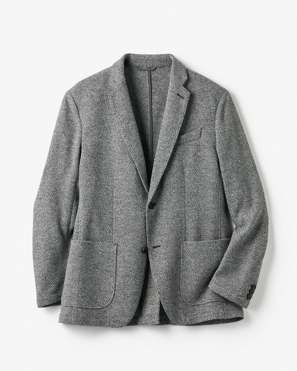 【ドゥクラッセ/DoCLASSE / MEN】のラクスマNEOメランジニットジャケット インテリア・キッズ・メンズ・レディースファッション・服の通販 founy(ファニー) 　ファッション　Fashion　メンズファッション　Fashion for Men　新作・新入荷　New Arrivals / New In　ジャケット　Jacket, Outerwear　スマート　Smart, Elegant　バランス　Balance, Style Balance　パイピング　Piping, Trim Design　パッチ　Patch, Appliqué　ベスト　Vest, Waistcoat　ポケット　Pocket, Pocket Detail　メランジ　Melange, Mixed Yarn　メンズ　Men's, Menswear　ラッセル　Raschel, Raschel Lace　チャコール|ID: prp329100004650027 ipo3291000000033592243