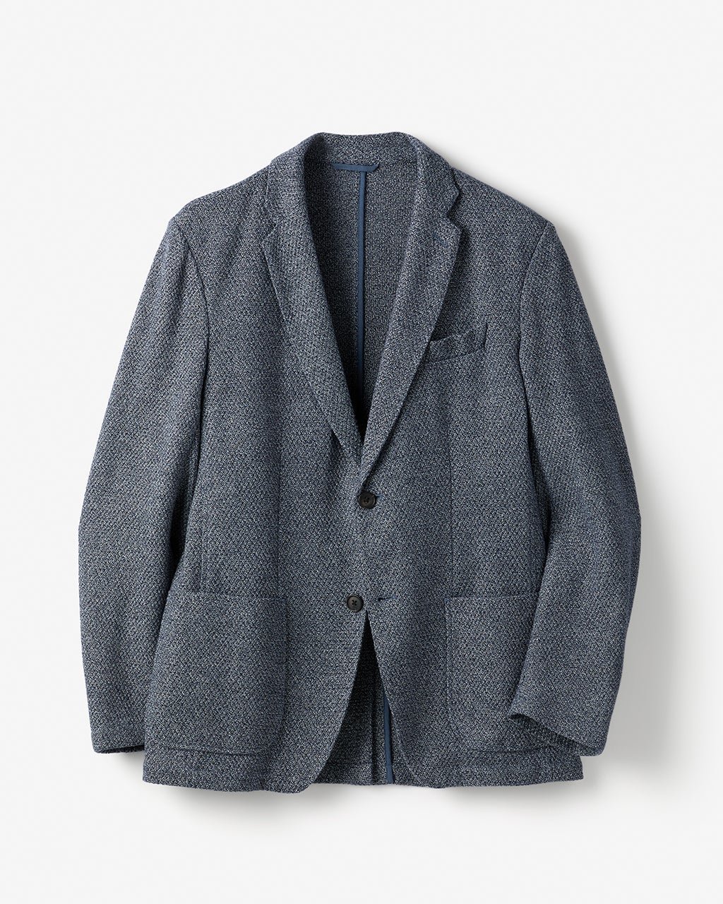 【ドゥクラッセ/DoCLASSE / MEN】のラクスマNEOメランジニットジャケット インテリア・キッズ・メンズ・レディースファッション・服の通販 founy(ファニー) 　ファッション　Fashion　メンズファッション　Fashion for Men　新作・新入荷　New Arrivals / New In　ジャケット　Jacket, Outerwear　スマート　Smart, Elegant　バランス　Balance, Style Balance　パイピング　Piping, Trim Design　パッチ　Patch, Appliqué　ベスト　Vest, Waistcoat　ポケット　Pocket, Pocket Detail　メランジ　Melange, Mixed Yarn　メンズ　Men's, Menswear　ラッセル　Raschel, Raschel Lace　ミッドナイトブルー|ID: prp329100004650027 ipo3291000000033592244
