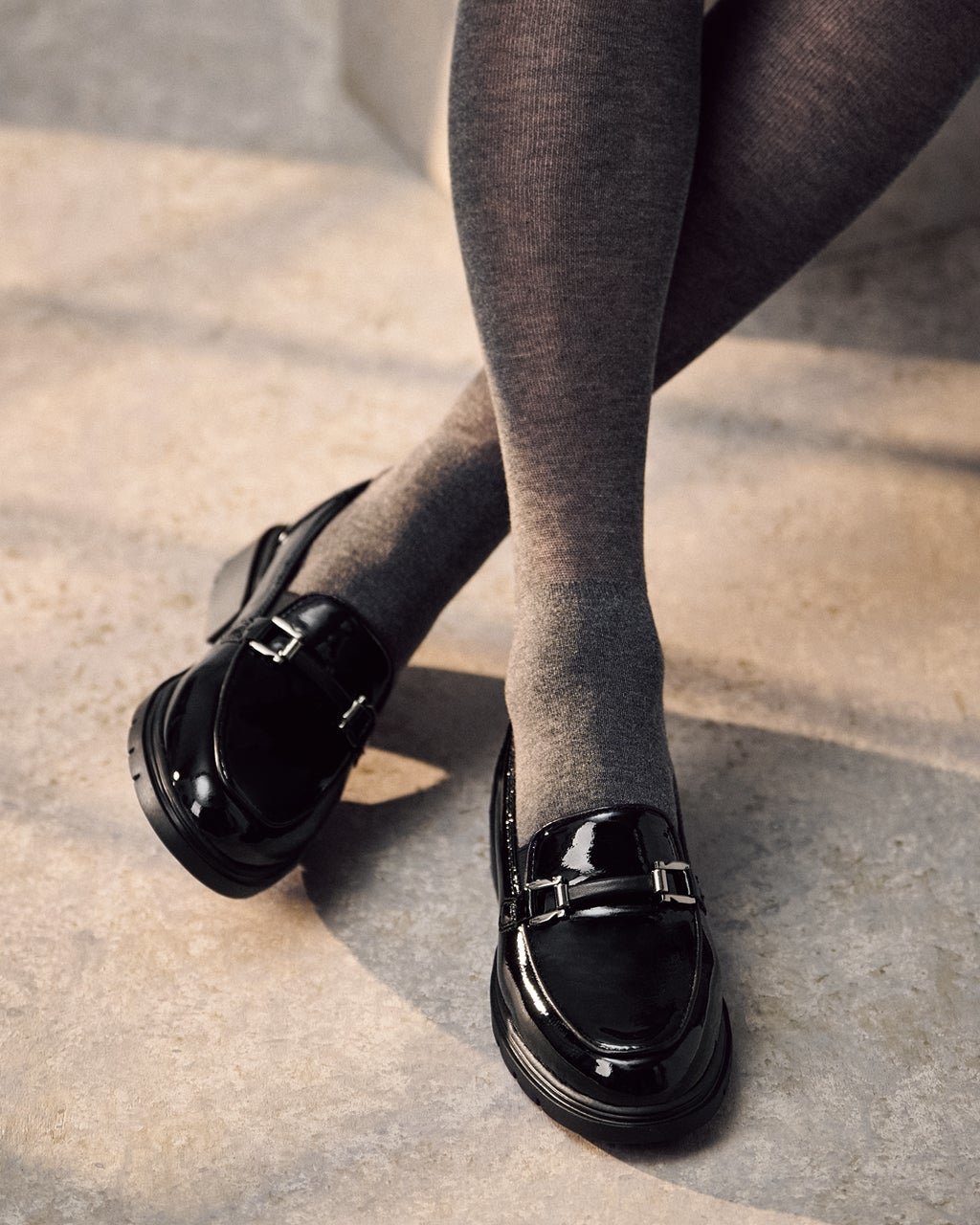 【フィットフィット/fitfit】のボリュームソールレザーローファー210 インテリア・キッズ・メンズ・レディースファッション・服の通販 founy(ファニー) ファッション Fashion レディースファッション Fashion for Women クッション Cushion, Throw Pillow クラシカル Classical, Vintage-Inspired 抗菌 Antibacterial, Bacteria-Resistant シューズ Shoes, Footwear シンプル Simple, Minimal スマート Smart, Elegant トレンド Trend, Trending Now 定番 Standard, Basic Item 人気 Popular, Best Seller バランス Balance, Style Balance フィット Fit, Slim Fit マニッシュ Mannish, Boyish メッシュ Mesh, Net Fabric エナメルブラック|ID: prp329100004660824 ipo3291000000035832012