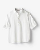 【ドゥクラッセ/DoCLASSE / MEN】のライトコットンシアサッカー・プルオーバーシャツ ホワイト|ID: prp329100004660845 ipo3291000000033908327
