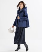 【ドゥクラッセ/DoCLASSE】のストレッチラメジャカード・フレアスカート ネイビー|ID: prp329100004665375 ipo3291000000033747099