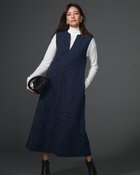 【ドゥクラッセ/DoCLASSE】のストレッチラメジャカード・ジャンパースカート ネイビー|ID: prp329100004665378 ipo3291000000033747114