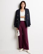 【ドゥクラッセ/DoCLASSE】のプレシャスウォームN・ピンタックセミワイド/74cm バーガンディー|ID: prp329100004665384 ipo3291000000033747139