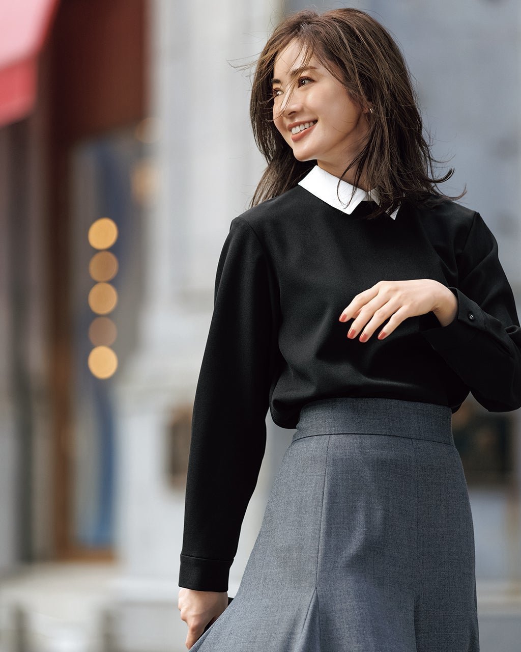 【ドゥクラッセ/DoCLASSE】のグラシエツイル・2WAY衿ブラウス 人気、トレンドファッション・服の通販 founy(ファニー) 　ファッション　Fashion　レディースファッション　Fashion for Women　トップス・カットソー　Cut & Sew Tops　シャツ・ブラウス・オフィスカジュアル　Elegant Blouses & Button-Ups　新作・新入荷　New Arrivals / New In　オケージョン　Occasion Wear　シンプル　Simple, Minimal　トレンド　Trend, Trending Now　今季　This Season, Current Season　ビジネス 仕事 通勤　Business / Work / Commuting　洗える　Machine Washable　 other-1|ID: prp329100004665386 ipo3291000000033747146